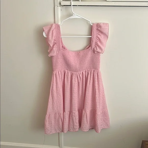 Pink Ruffled Dress - Picture 2 of 2